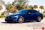 Infiniti Q50S by Naples Speed on Vossen Wheels (VFS-10) 2018 года
